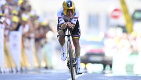Remco Evenepoel e a vitória no contrarrelógio: «As pernas estiveram boas»