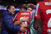 Ángel Correa a celebrar um dos 88 golos pelo Atlético Madrid