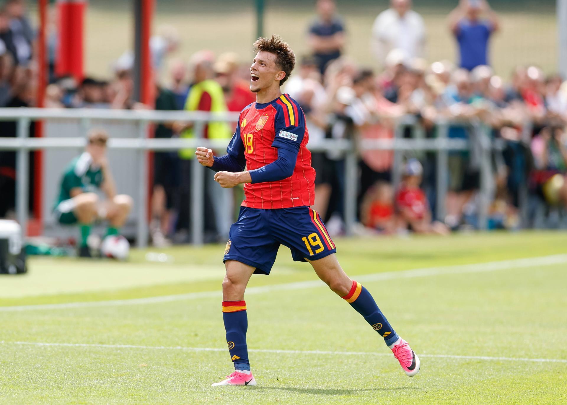 Sergio Esteban, ponta de lança de 19 anos, Atlético de Madrid (dois golos) - Foto: IMAGO
