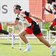 Kaminski a todo o gás - Foto: SL Benfica