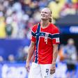 Haaland em grande plano no Mundial com a camisola da Noruega