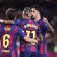 Gavi, Raphinha e Cancelo festejam golo do Barcelona