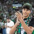 Eduardo Felicíssimo. Utilizado em apenas um jogo na equipa principal em 2025/26. Em 2024/25, somou sete jogos na equipa A do Sporting e foi campeão nacional