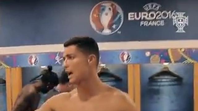 Dia de recordar: o discurso de Ronaldo no balneário após a conquista do Euro 2016
