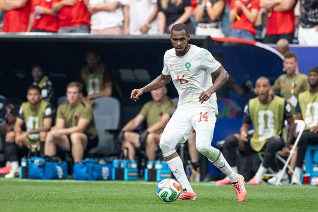 Issa Diop com a camisola de Marrocos no Mundial 2026