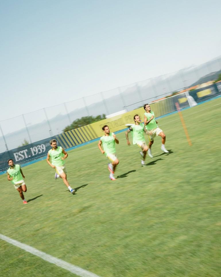Sessão de treino teve lugar na Amoreira - Foto: Facebook/Estoril SAD