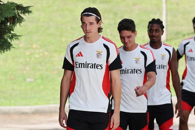 O primeiro treino de Kaminski - Foto: SL Benfica