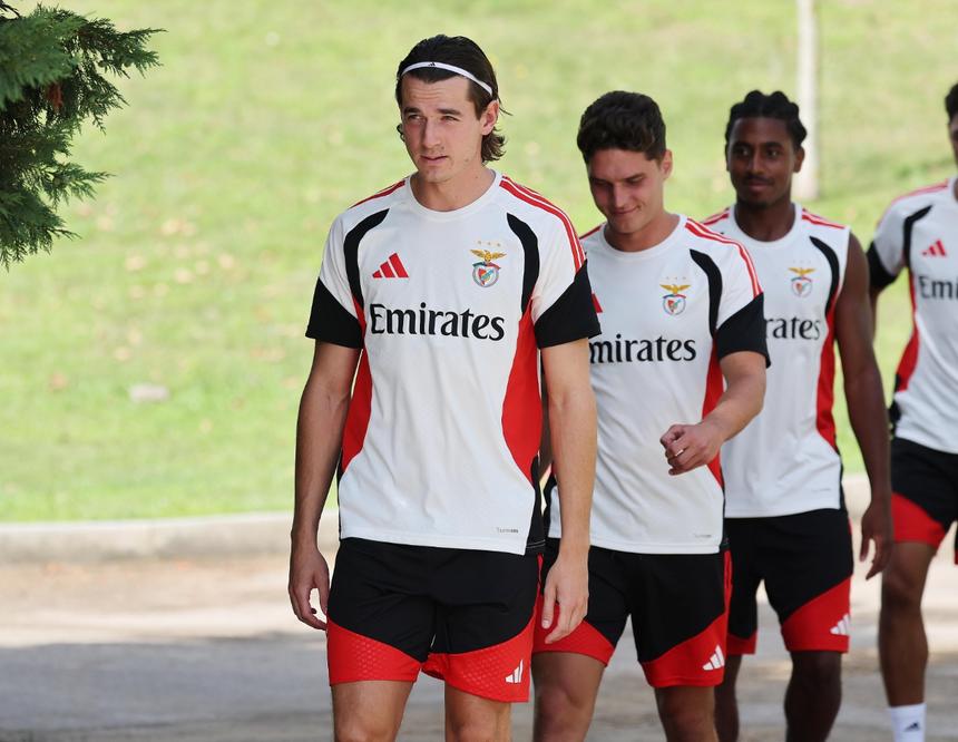 O primeiro treino de Kaminski - Foto: SL Benfica