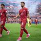 Bruno Fernandes durante o jogo com a Espanha