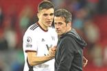 João Palhinha e Marco Silva coincidiram duas épocas no Fulham e criaram forte ligação — Foto: IMAGO