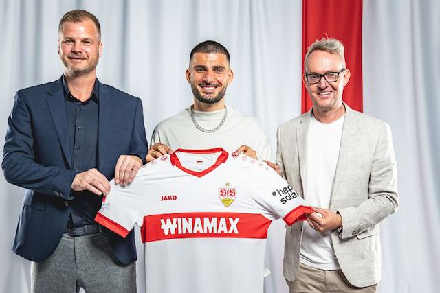 Internacional alemão em definitivo no Estugarda por valor recorde