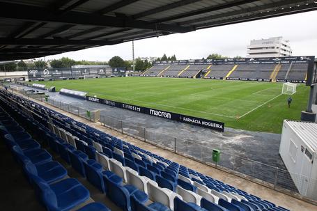 Estádio Municipal de Famalicão, onde o Sporting defronta o Famalicão, este domingo às 20h30. 
Foto: Vitor Garcez