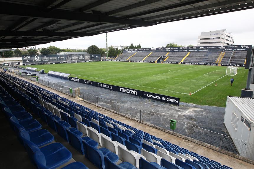 Estádio Municipal de Famalicão, onde o Sporting defronta o Famalicão, este domingo às 20h30. 
Foto: Vitor Garcez
