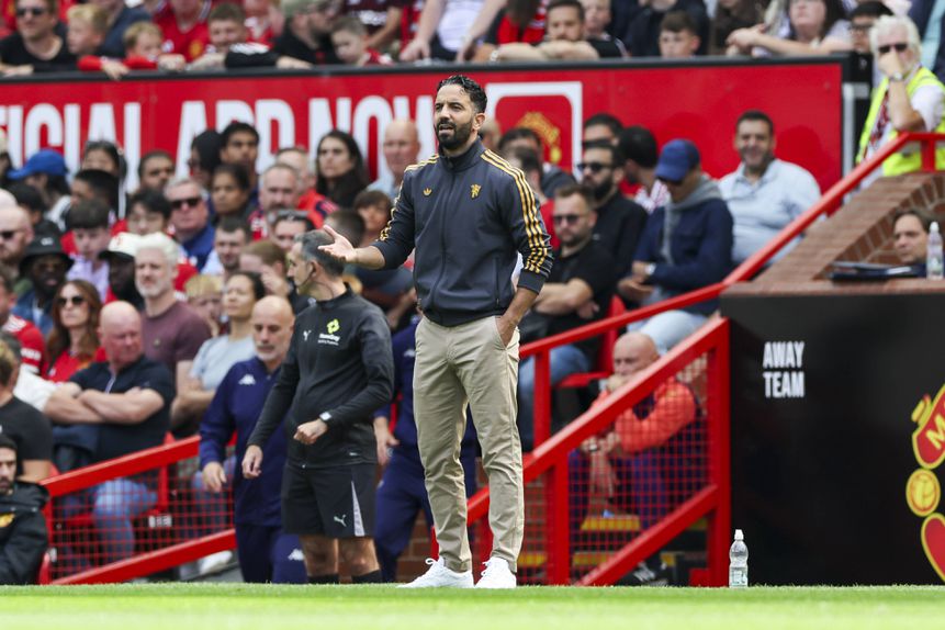 Ruben Amorim, treinador do Manchester United
