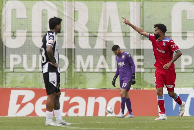 Pablo Felipe marcou o primeiro golo do Gil Vicente no jogo da primrita volta.
Foto: HOMEM DE GOUVEIA/LUSA