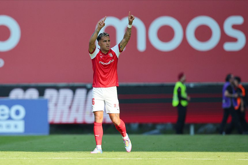 Rodrigo Salazar, do SC Braga (que no domingo, 10 de agosto, recebe o Tondela para o Campeonato) agradece o apoio do público