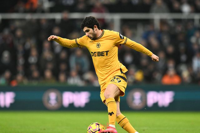 Gonçalo Guedes, reforço da Real Sociedad, enquanto jogava no Wolverhampton (FOTO IMAGO)