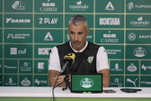 Ivo Vieira na conferência de imprensa do Tondela -
Foto: CD Tondela