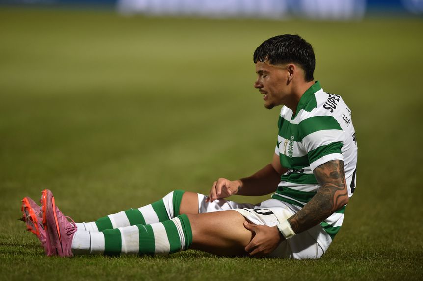 Maxi Araújo com queixas na coxa esquerda