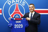 Lucas Digne, reforço dos bicampeões europeus - Foto: PSG