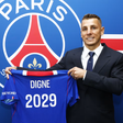 Lucas Digne, reforço dos bicampeões europeus - Foto: PSG