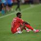 Pedro Henriques analisa bola de Lukebakio na linha de golo
