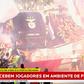 A ambiente na Luz na chegada do autocarro do Benfica