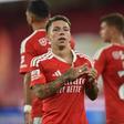 Prestianni marcou no Benfica-Académico de Viseu (Foto: Miguel Nunes)