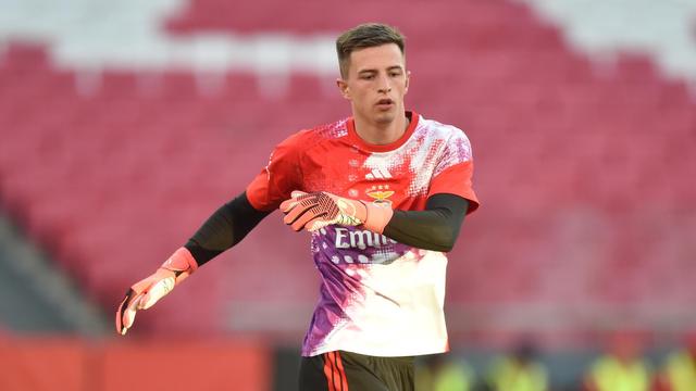 Trubin , guarda-redes do Benfica (foto: Miguel Nunes)