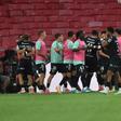 Académico de Viseu celebra golo de Rúben Pereira (Foto: Miguel Nunes)