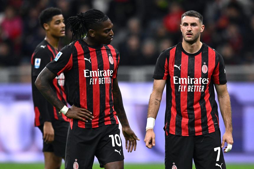 Rafael Leão e Santiago Giménez podem despedir-se em breve do Milan - Foto: IMAGO