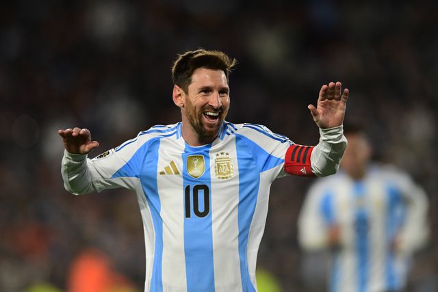 Messi celebra golo contra a Venezuela - Foto: IMAGO