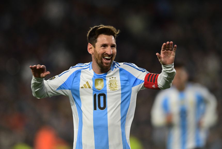 Messi celebra golo contra a Venezuela - Foto: IMAGO
