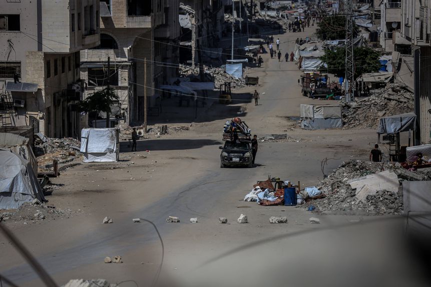 Ordenada evacuação na Cidade de Gaza