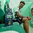Clayton recebeu prémio de melhor jogador do mês, em agosto - Foto: Rio Ave