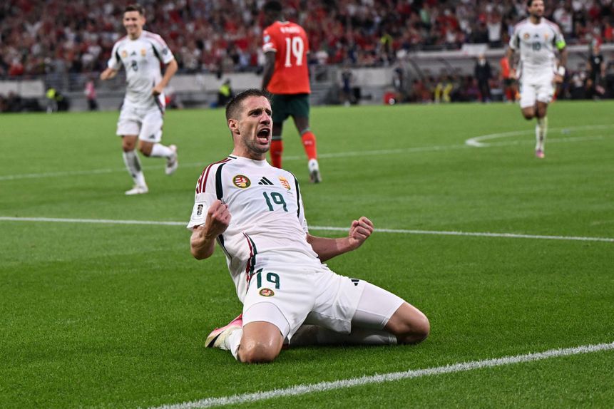 Varga marcou dois golos a Portugal. FOTO IMAGO