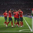 Portugal celebra o segundo golo frente à Hungria (José Sena Goulão/LUSA)