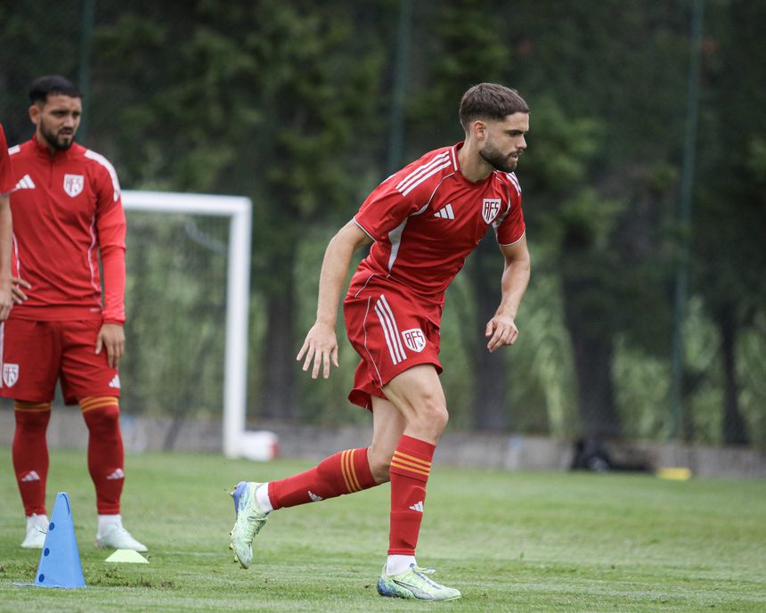 Guillem Molina no treino do Aves SAD