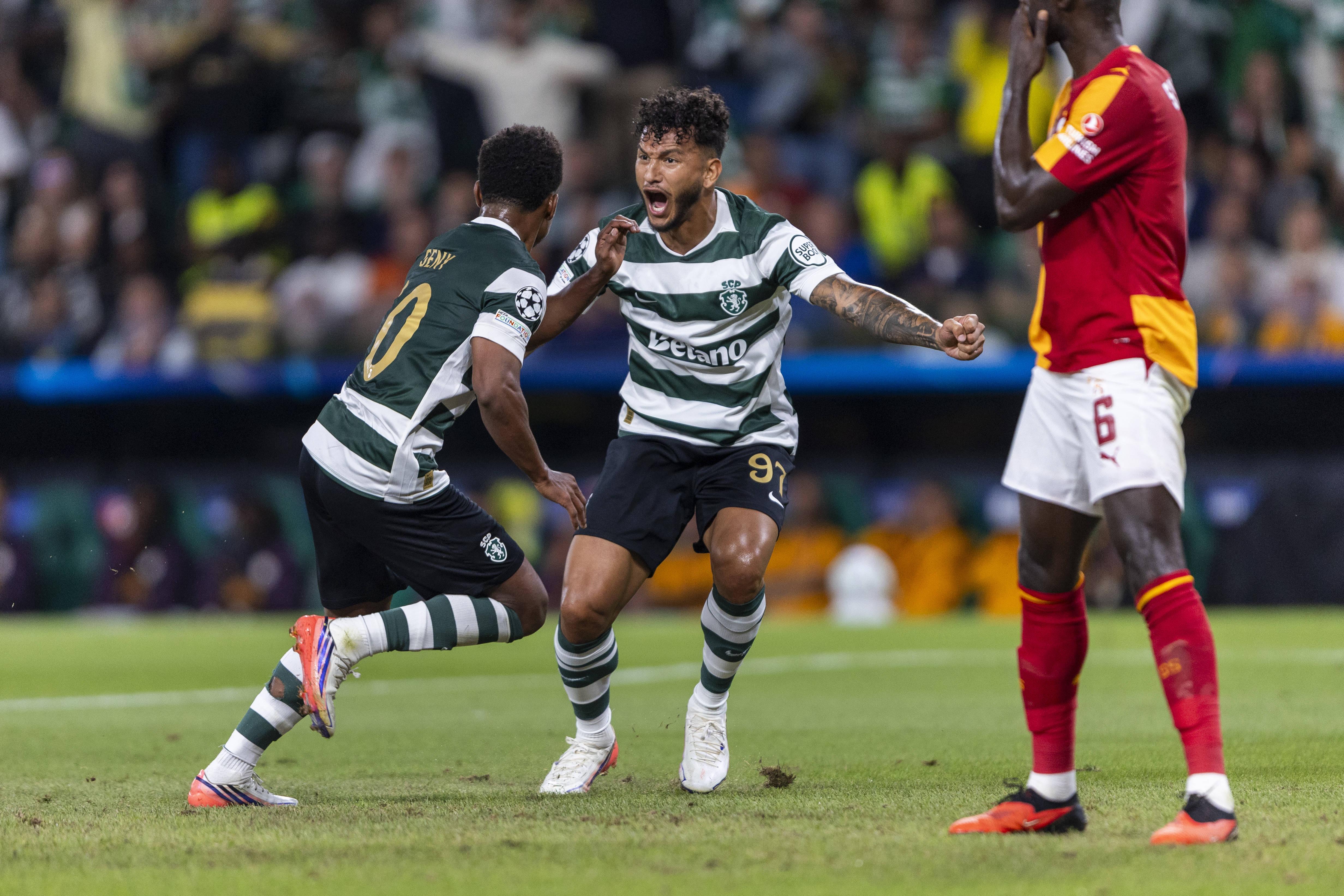 Geny Catamo empatou o Sporting-Galatasaray - Foto: Imago