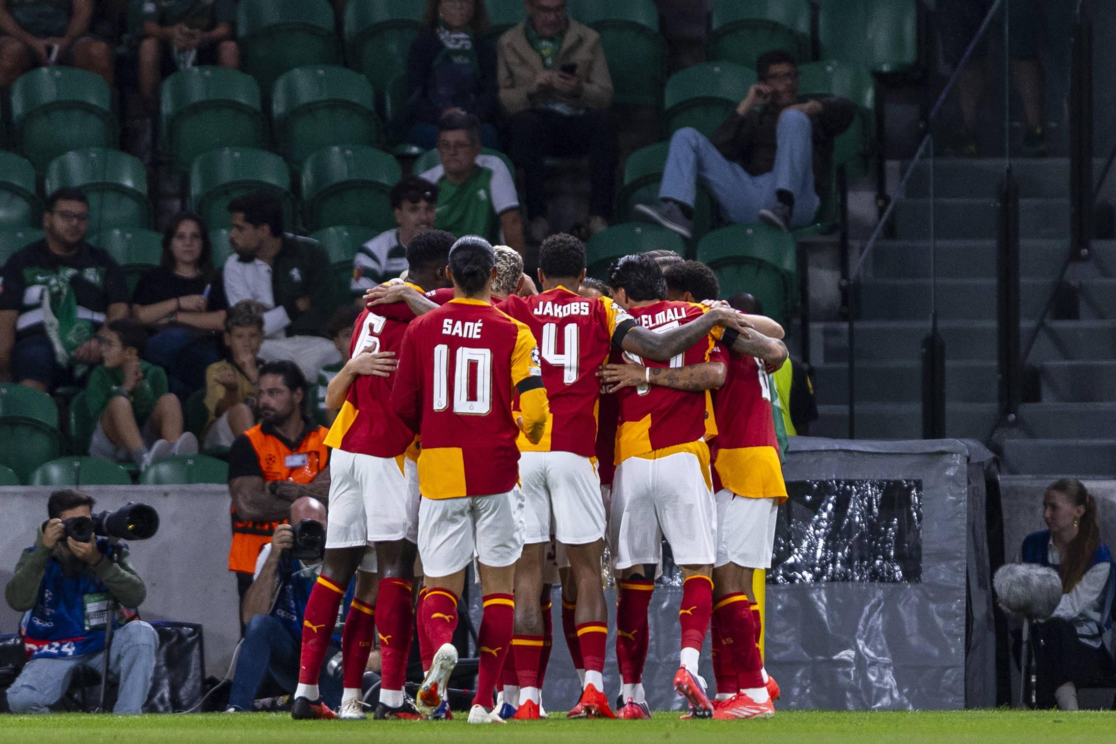 Festejos dos turcos no Sporting-Galatasaray - Foto: Imago