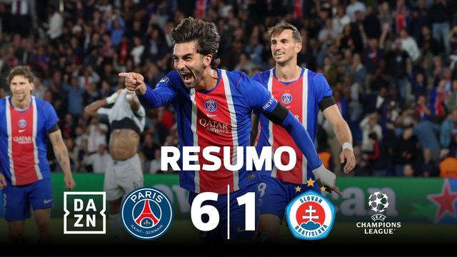 'Hat trick' de Ferrán Torres e bis de Dembélé na goleada do PSG (resumo)