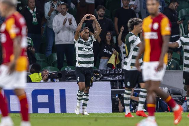 Zalazar assinou um golaço em Alvalade, na vitória frente ao Galatasaray
