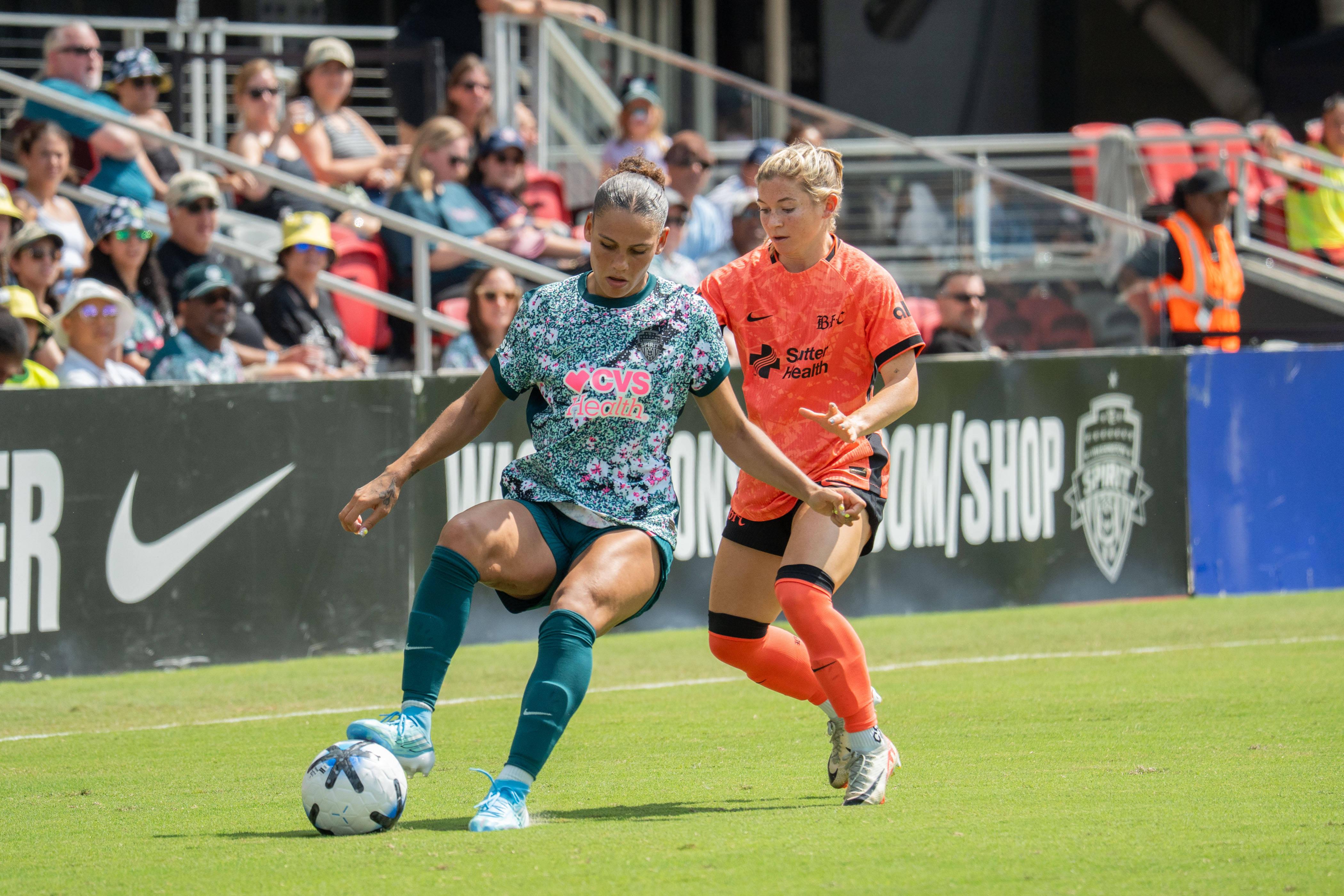 Trinity Rodman em campo pelas Washington Spirit- foto: Imago