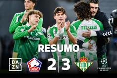 Betis vence em Lille (resumo)