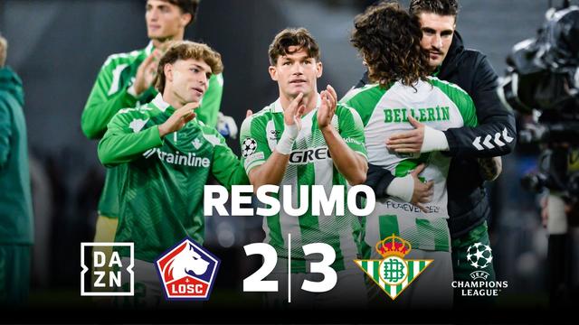 Betis vence em Lille (resumo)