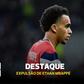 O gesto que valeu a expulsão do irmão de Mbappé frente ao Betis
