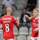 Aursnes e Schjelderup celebram na casa do Moreirense(Foto: Catarina Morais/Kapta+)