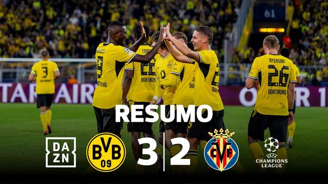 A vitória do Dortmund com autogolo de Renato Veiga (resumo)