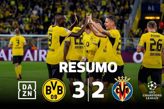 A vitória do Dortmund com autogolo de Renato Veiga (resumo)