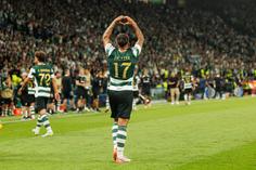 Dedicatória de Zalazar no Sporting-Galatasaray - Foto: Imago
